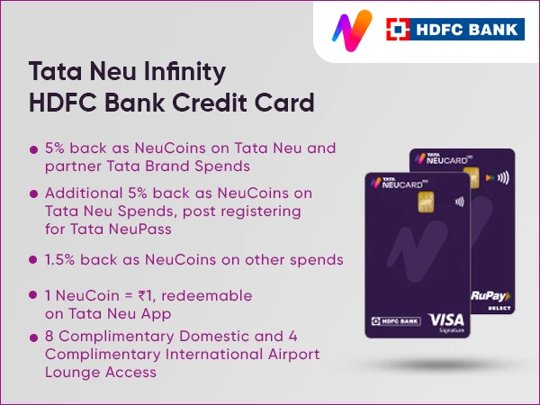 Tata Neu Infinity HDFC Bank Credit Card coupon image